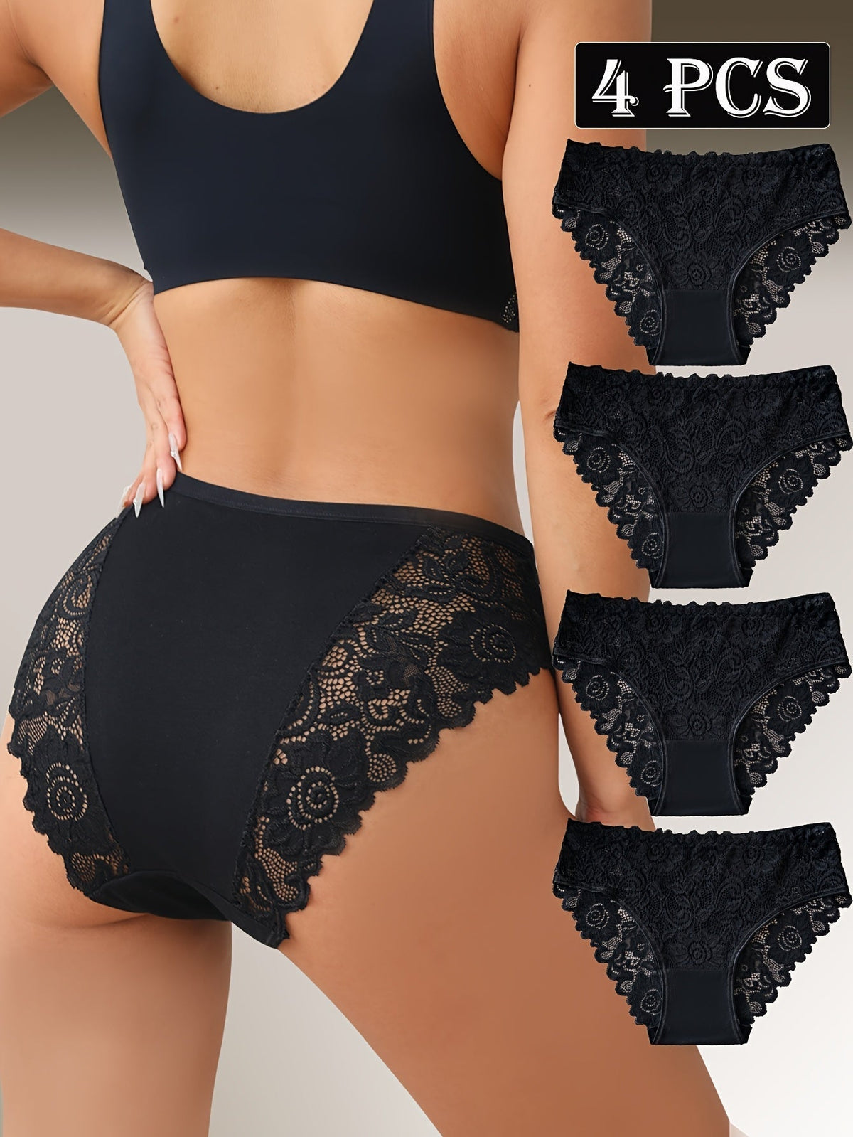 Clara™ | Blonde-trusser 4-pak