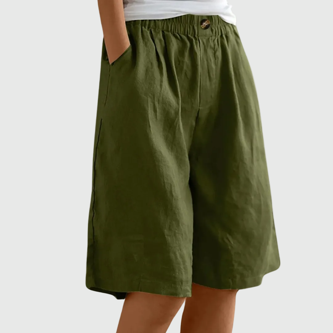 Ella™ | Luftige sommershorts med elastisk talje