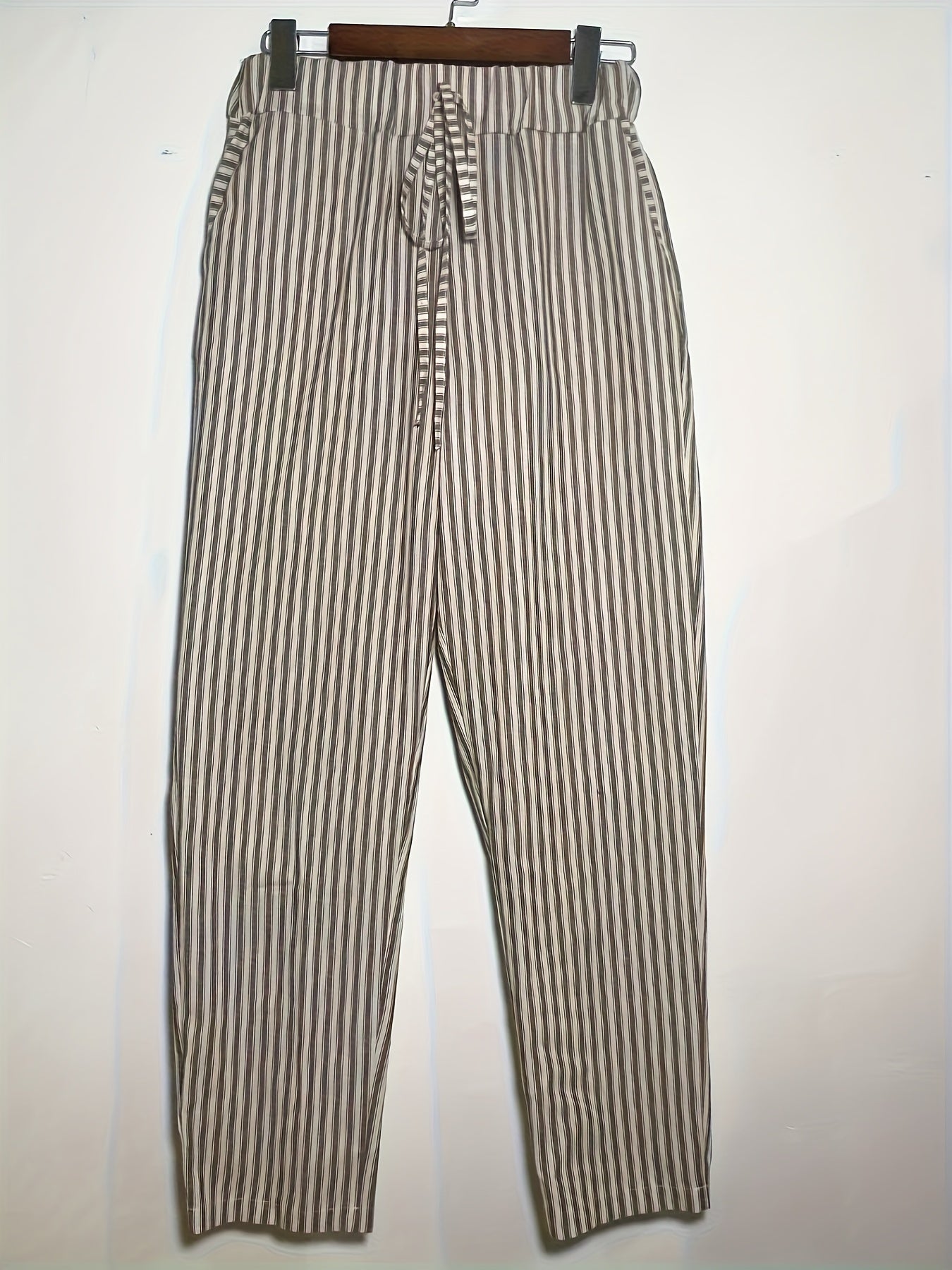 Maja™ | Stribet wide-leg bukser