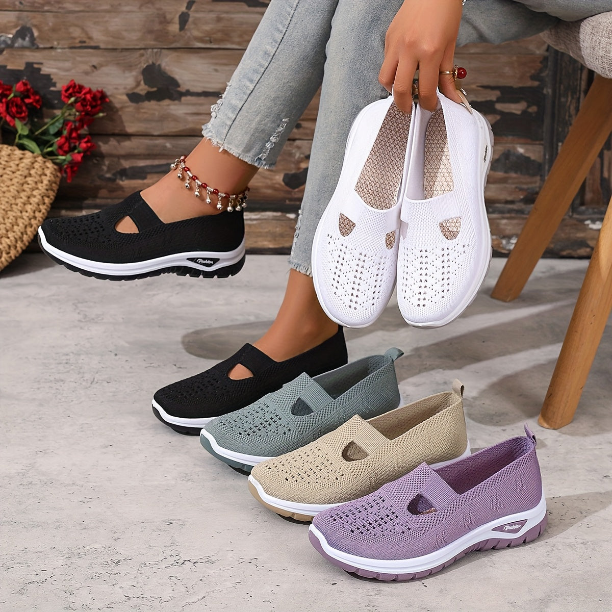 Nora™ | Premium ortopædiske slip-ons