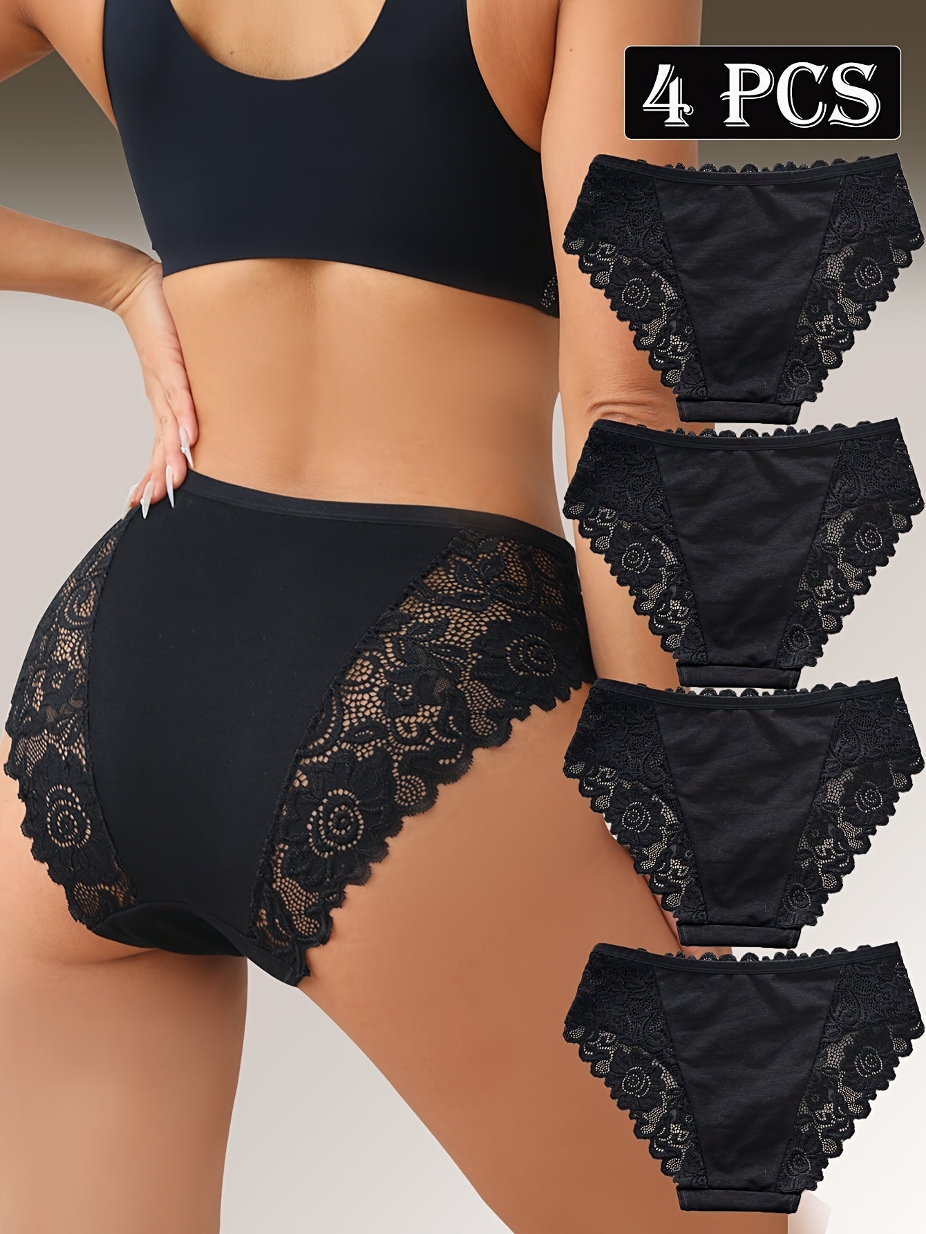Clara™ | Blonde-trusser 4-pak