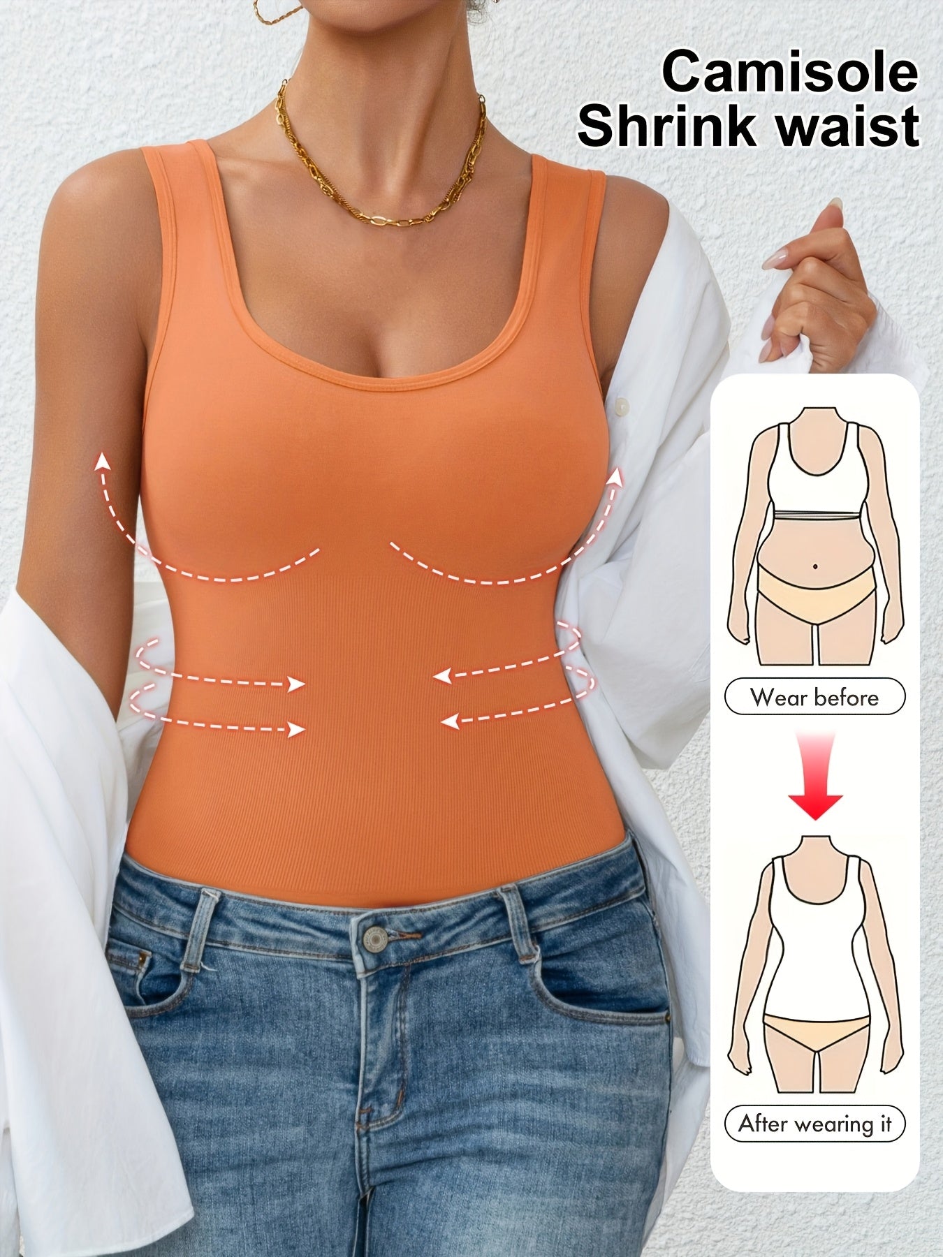 Anne™ | Shapewear top med mavekontrol