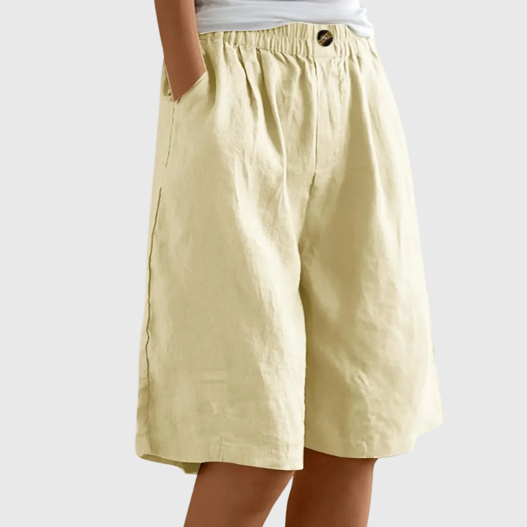 Ella™ | Luftige sommershorts med elastisk talje