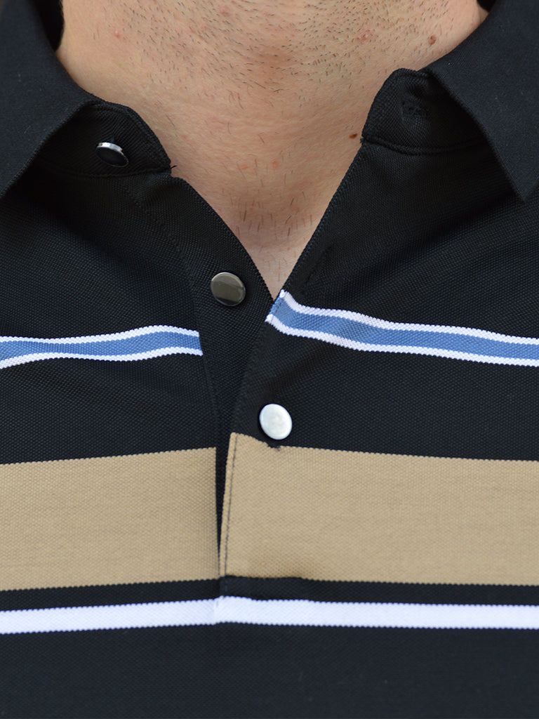 Kasper™ | Solnedgang Stribet Polo