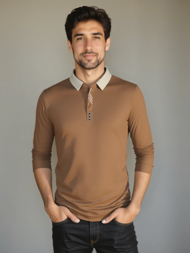 René™ | Elegant Langærmet Polo