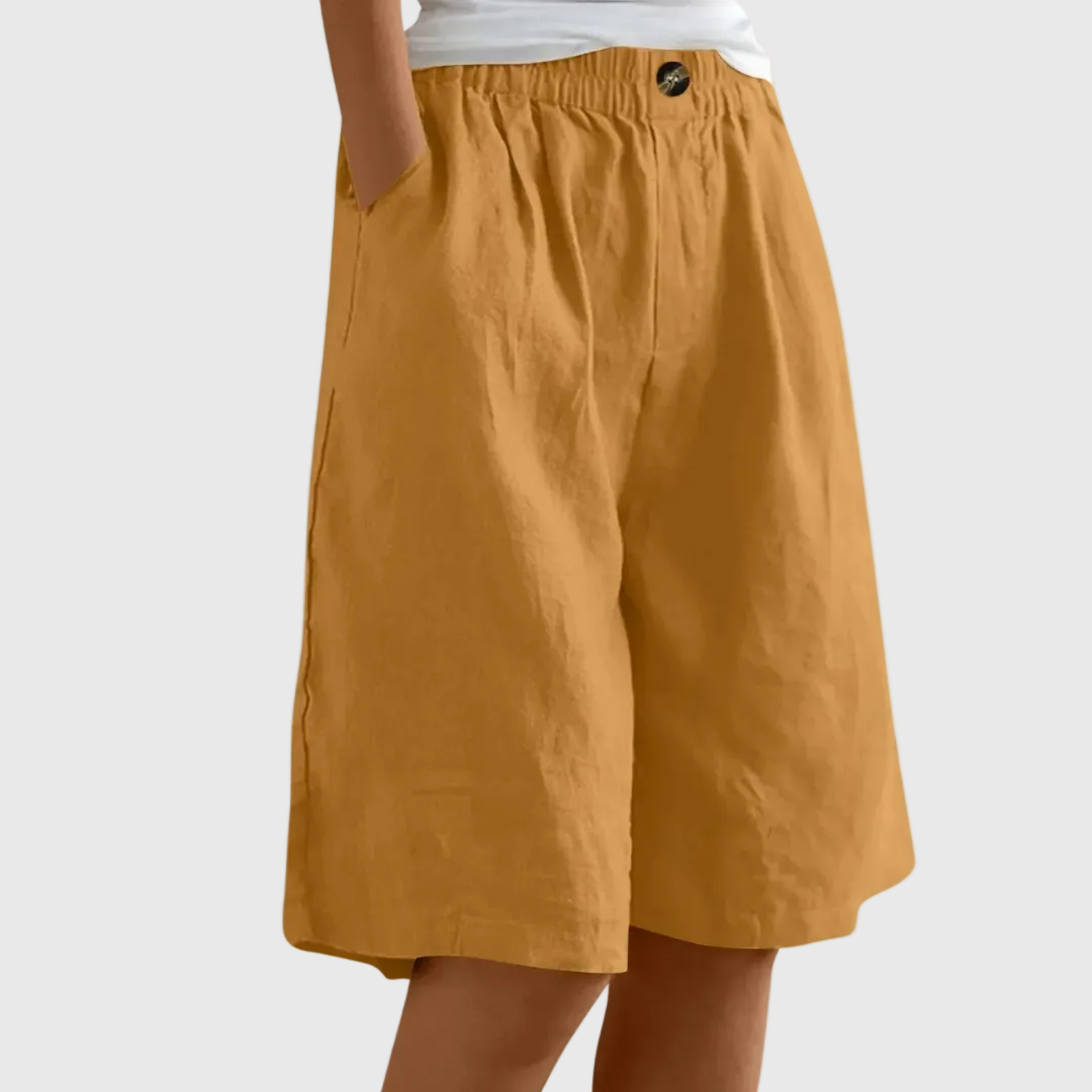Ella™ | Luftige sommershorts med elastisk talje