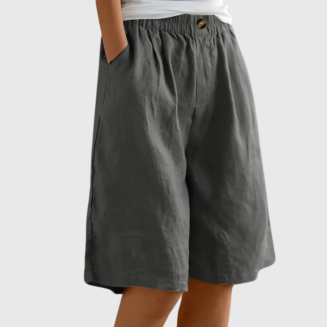 Ella™ | Luftige sommershorts med elastisk talje