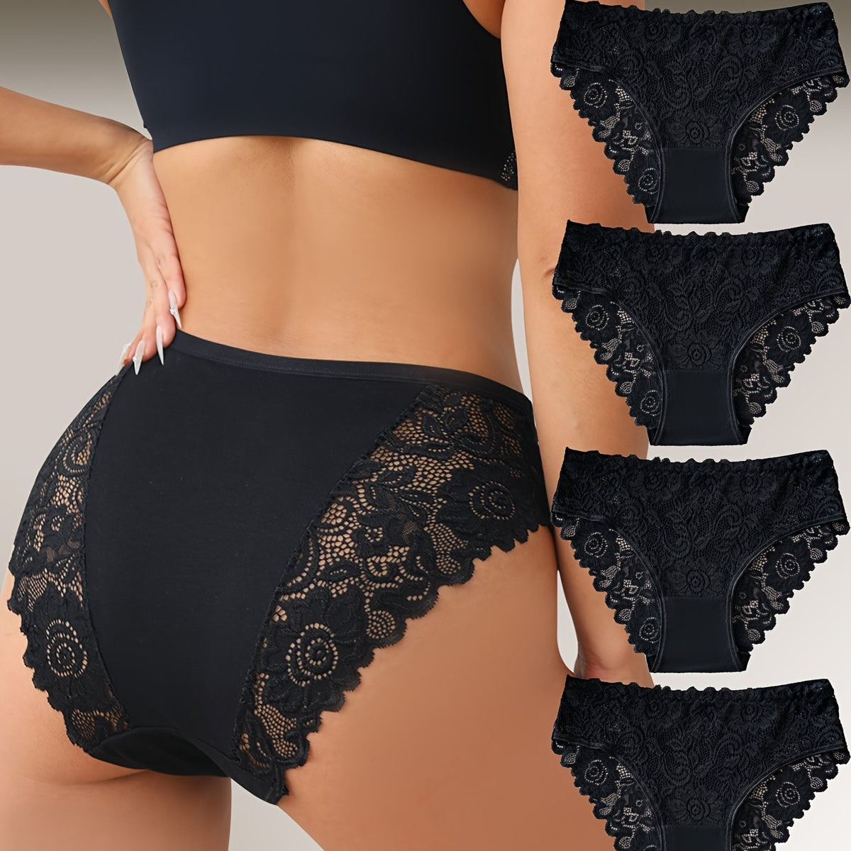 Clara™ | Blonde-trusser 4-pak