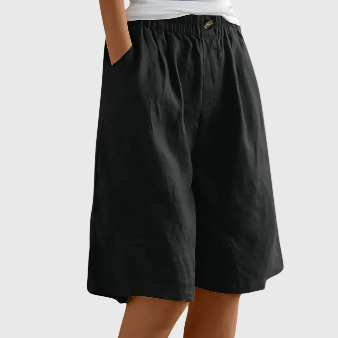 Ella™ | Luftige sommershorts med elastisk talje
