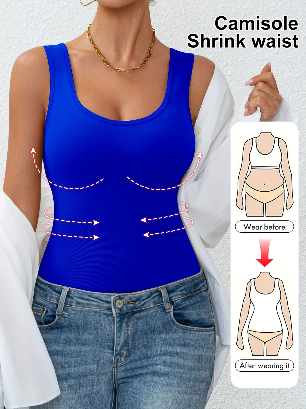 Anne™ | Shapewear top med mavekontrol