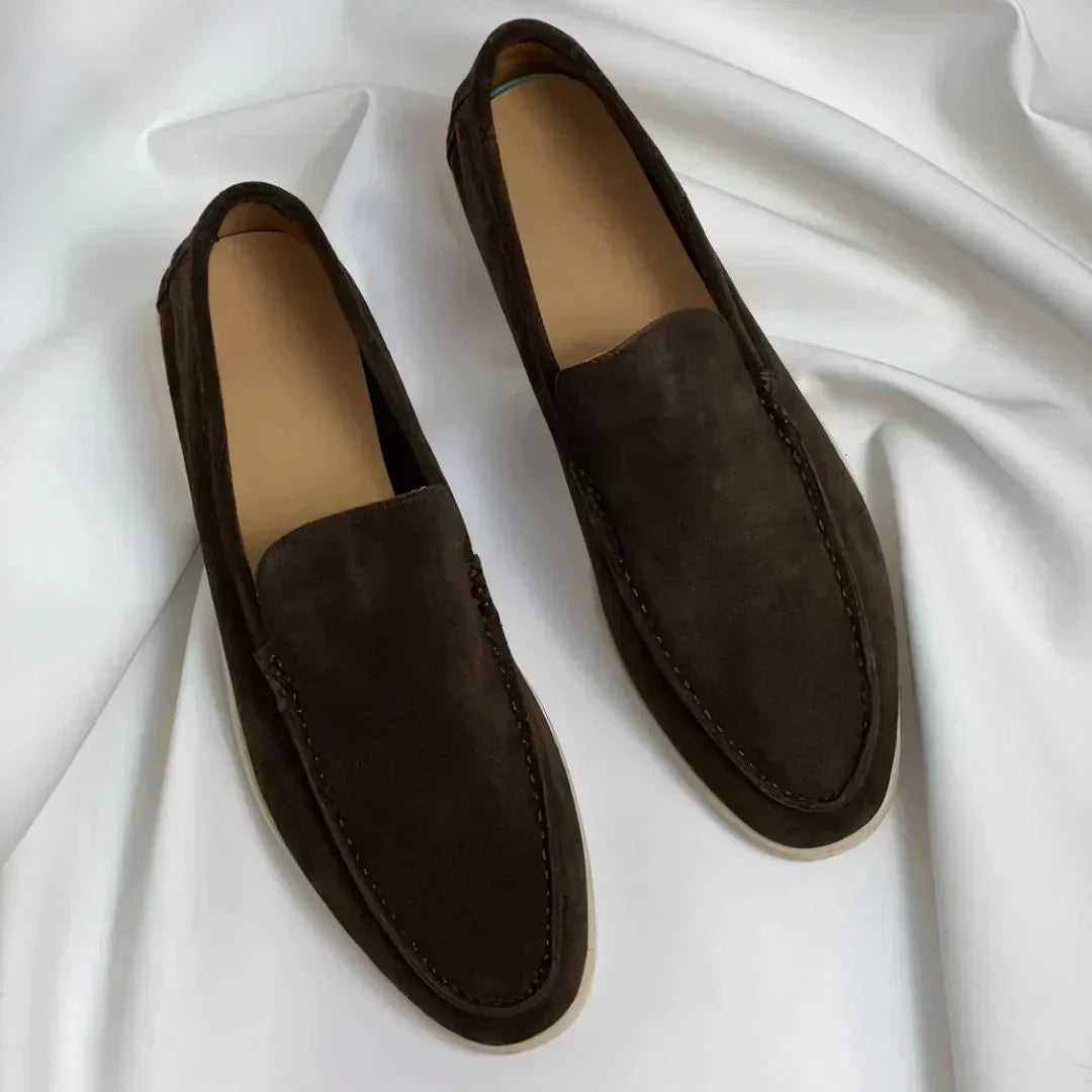 Matteo™ | Eksklusiv loafer i ruskind