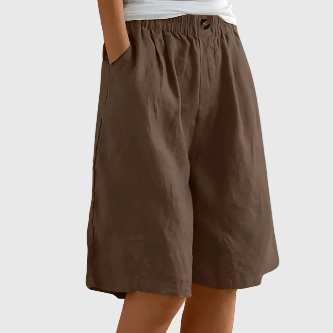 Ella™ | Luftige sommershorts med elastisk talje