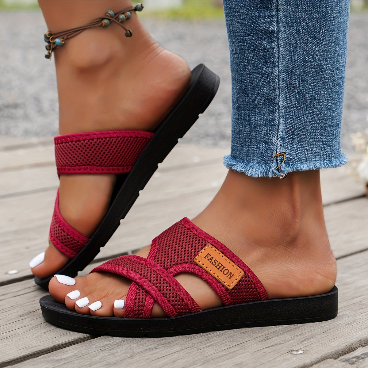 Sofia™ | Sporty flade sandaler