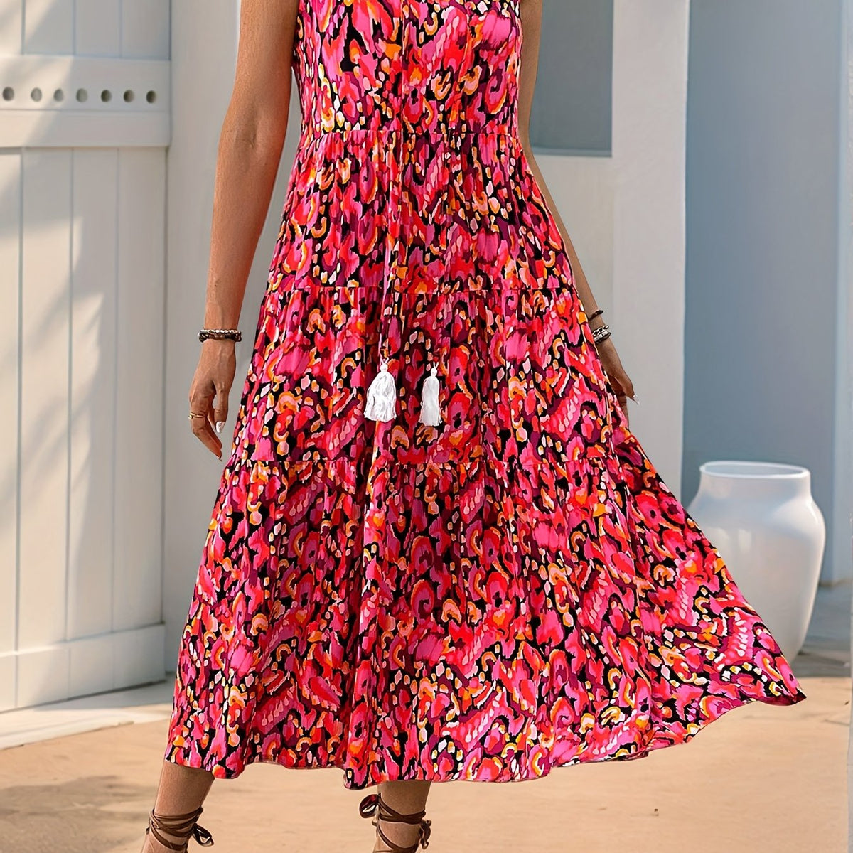 Isabella™ | Boheme sommerkjole med frynser