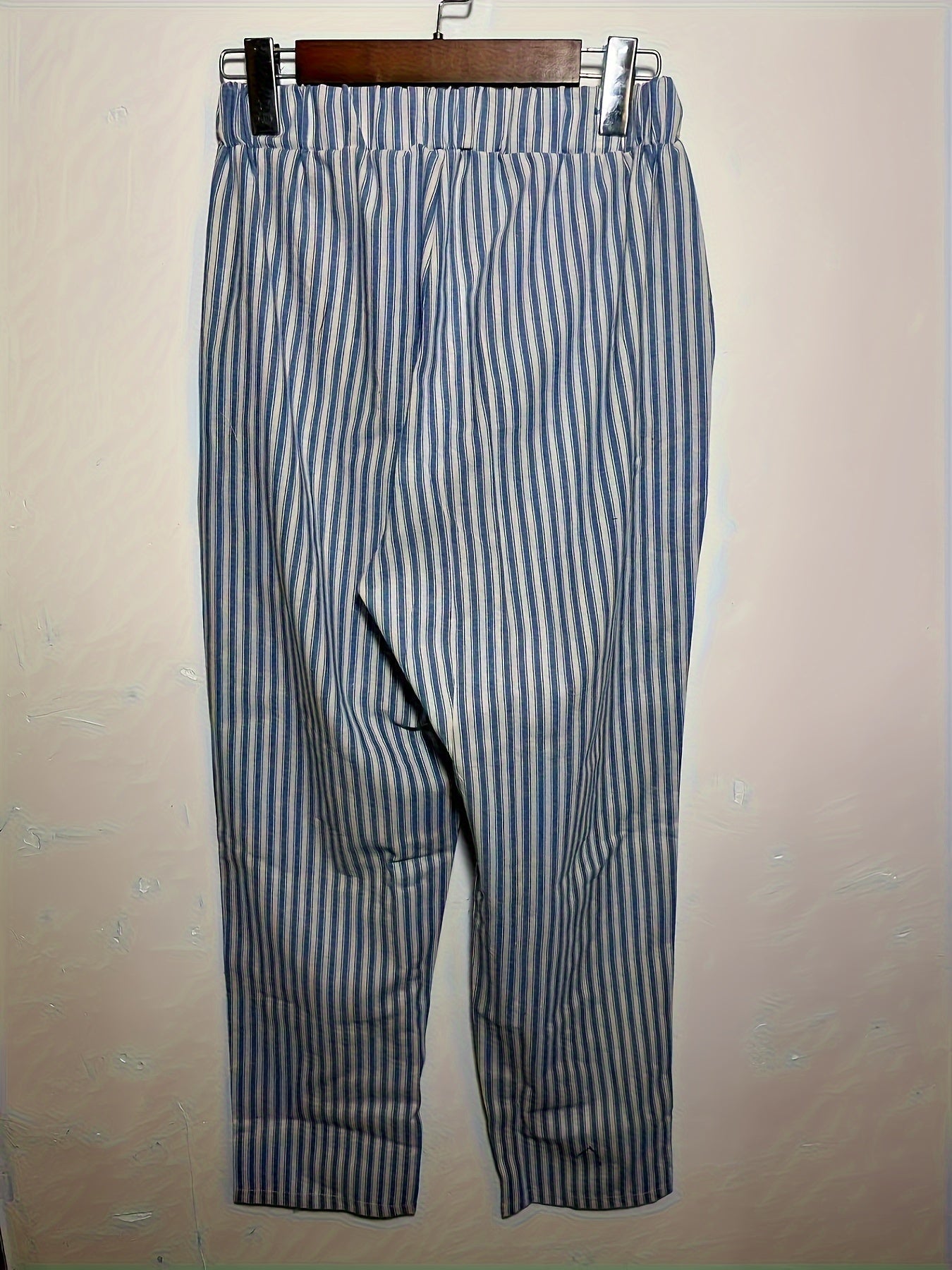 Maja™ | Stribet wide-leg bukser