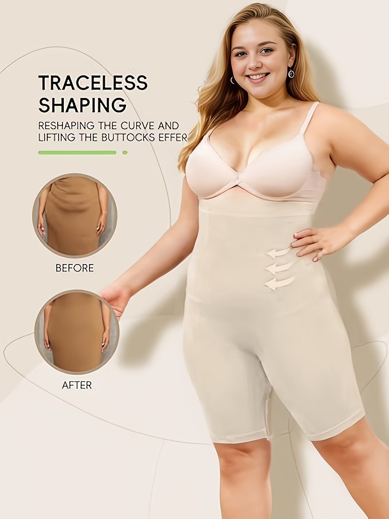 Pia™ | Højtaljede shapewear shorts
