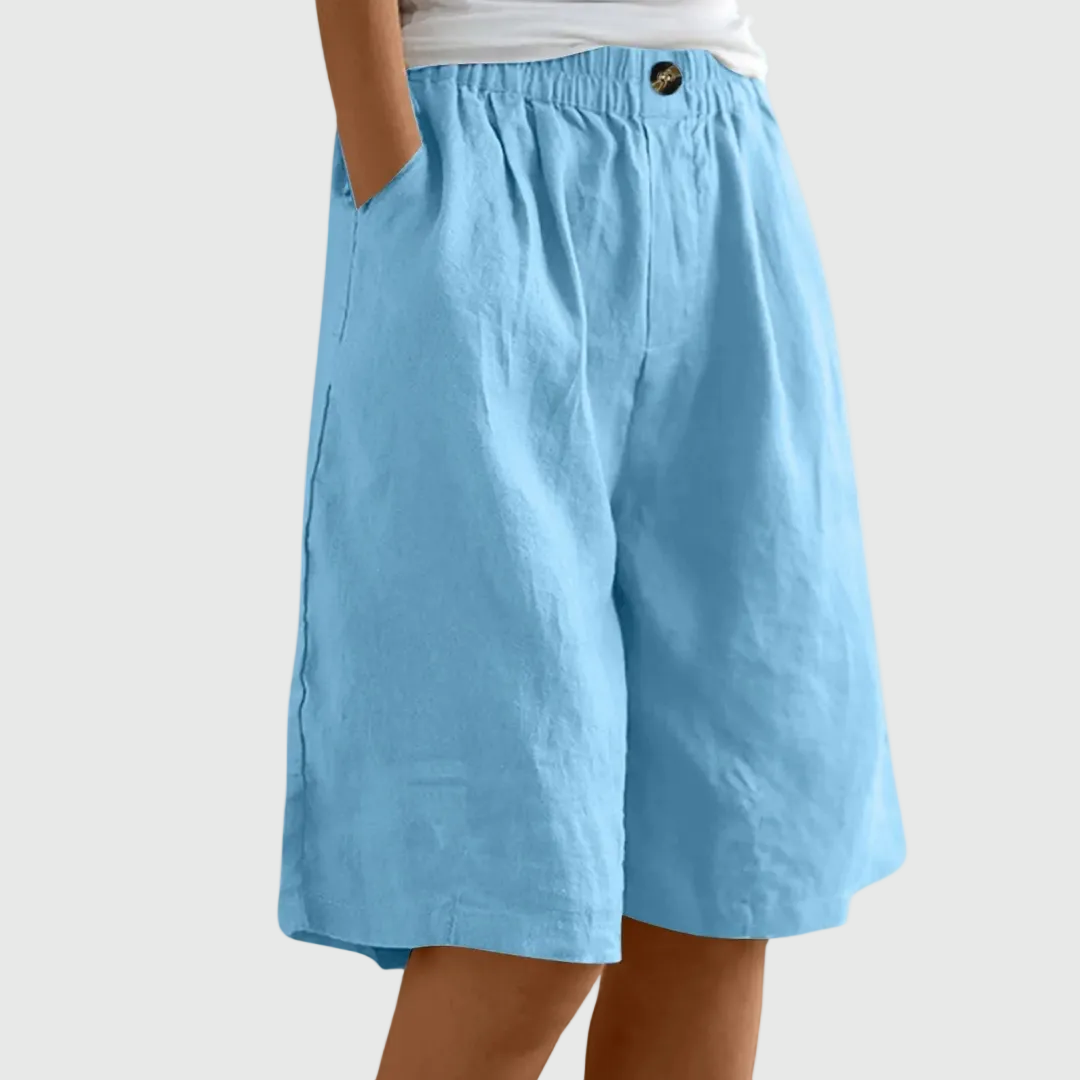 Ella™ | Luftige sommershorts med elastisk talje