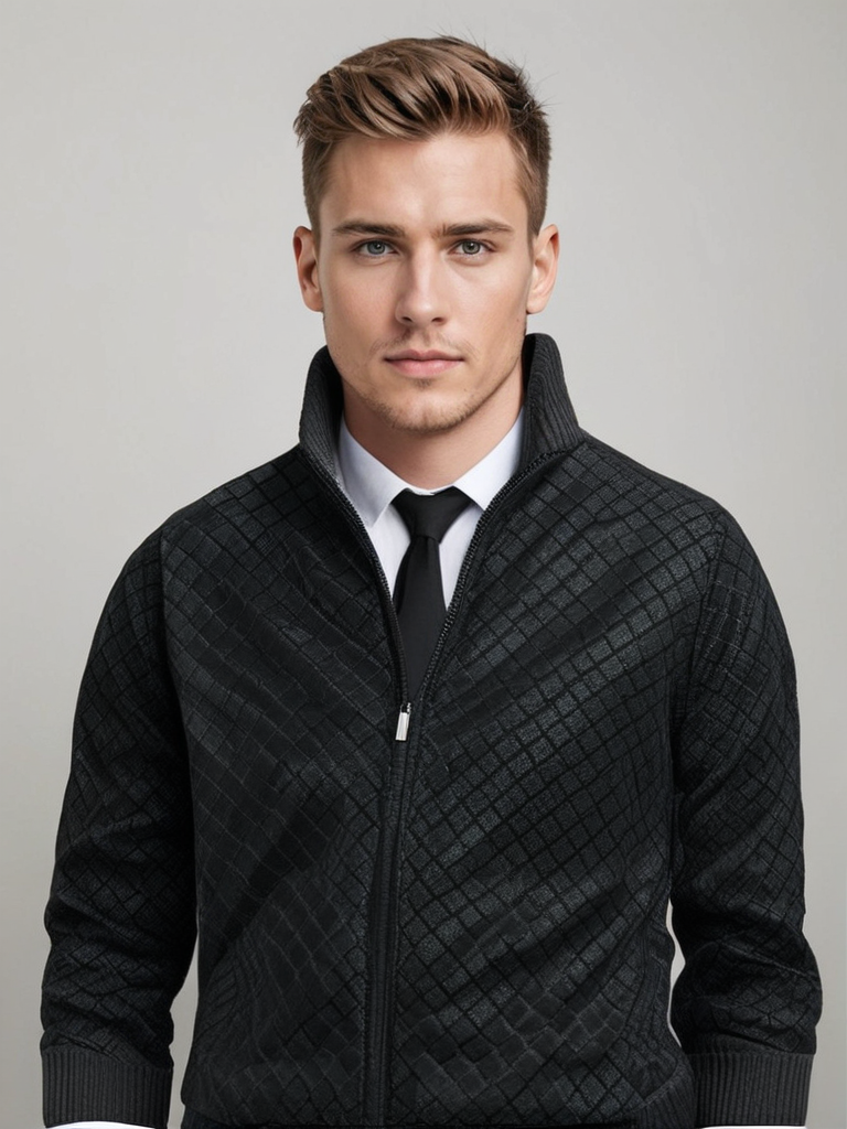 Adrian™ | Eksklusiv cardigan med lynlås