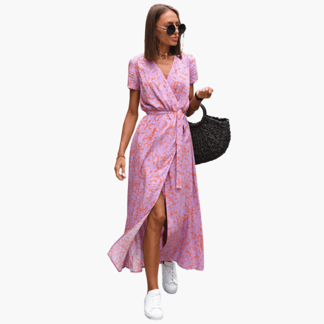 Emma | Elegant slå-om-kjole