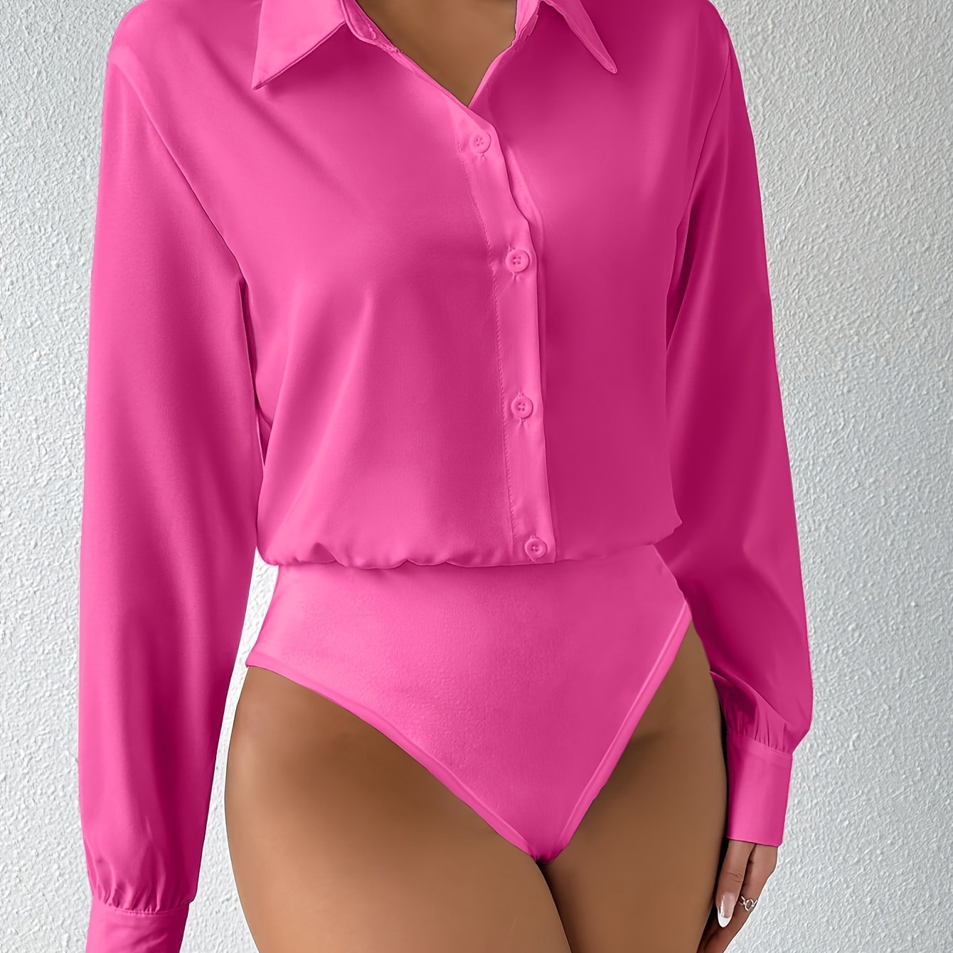 Sofie™ | Body-skjorte med lange ærmer