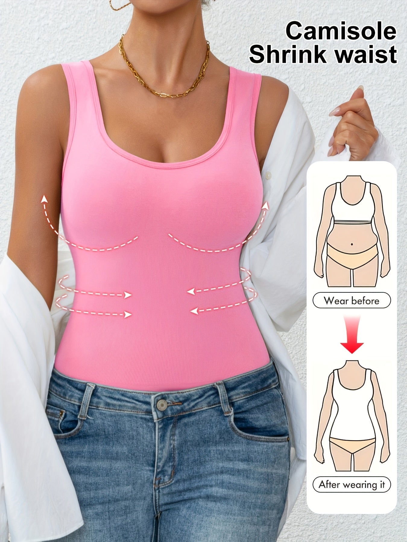 Anne™ | Shapewear top med mavekontrol