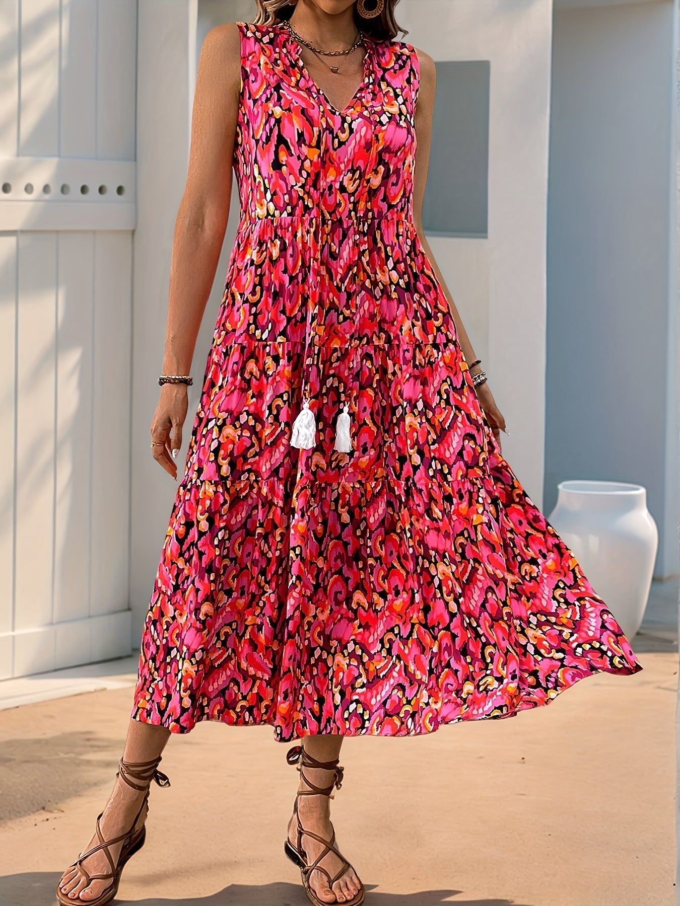 Isabella™ | Boheme sommerkjole med frynser