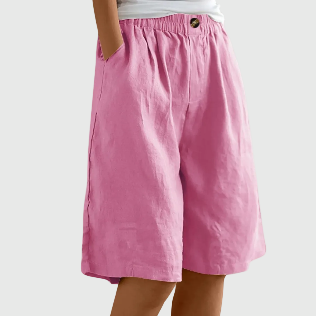 Ella™ | Luftige sommershorts med elastisk talje