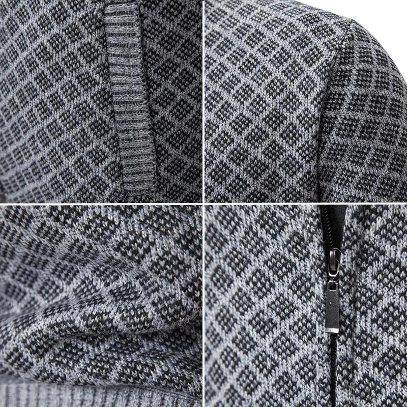 Adrian™ | Eksklusiv cardigan med lynlås