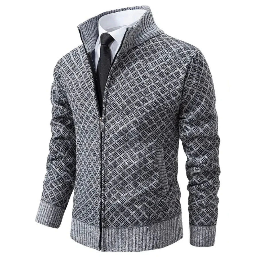 Adrian™ | Eksklusiv cardigan med lynlås