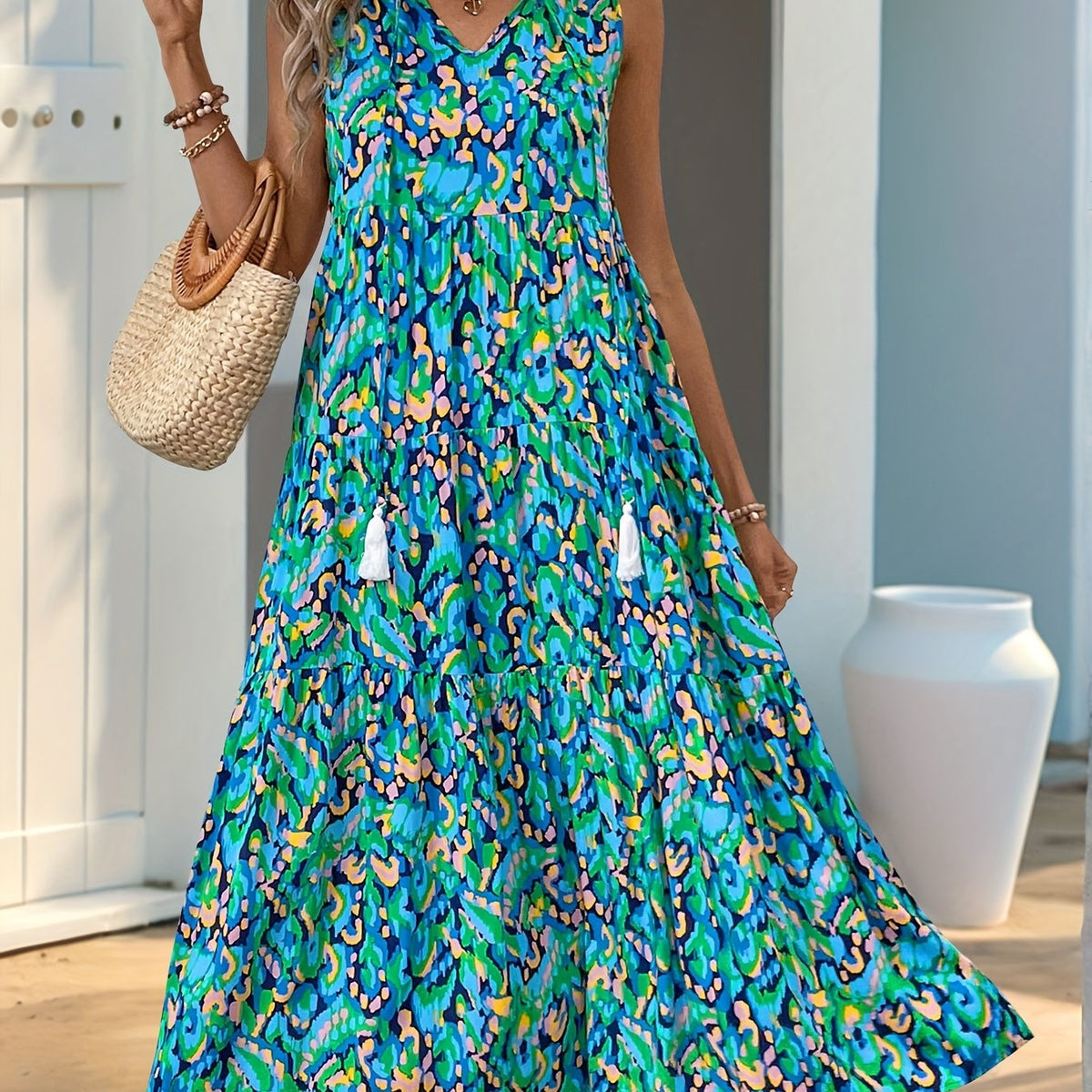 Isabella™ | Boheme sommerkjole med frynser