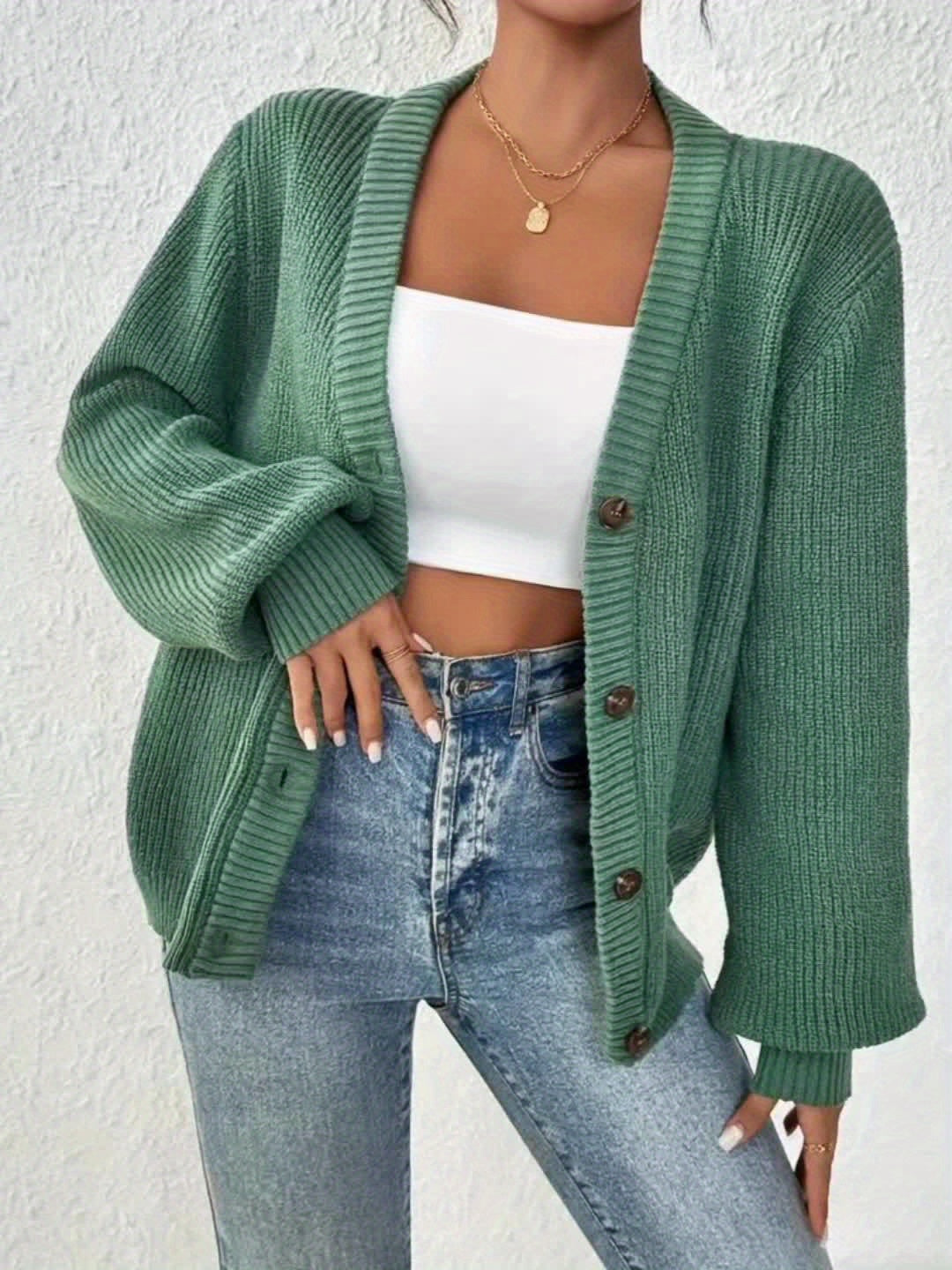 Lone™ | Elegant cardigan med knapper