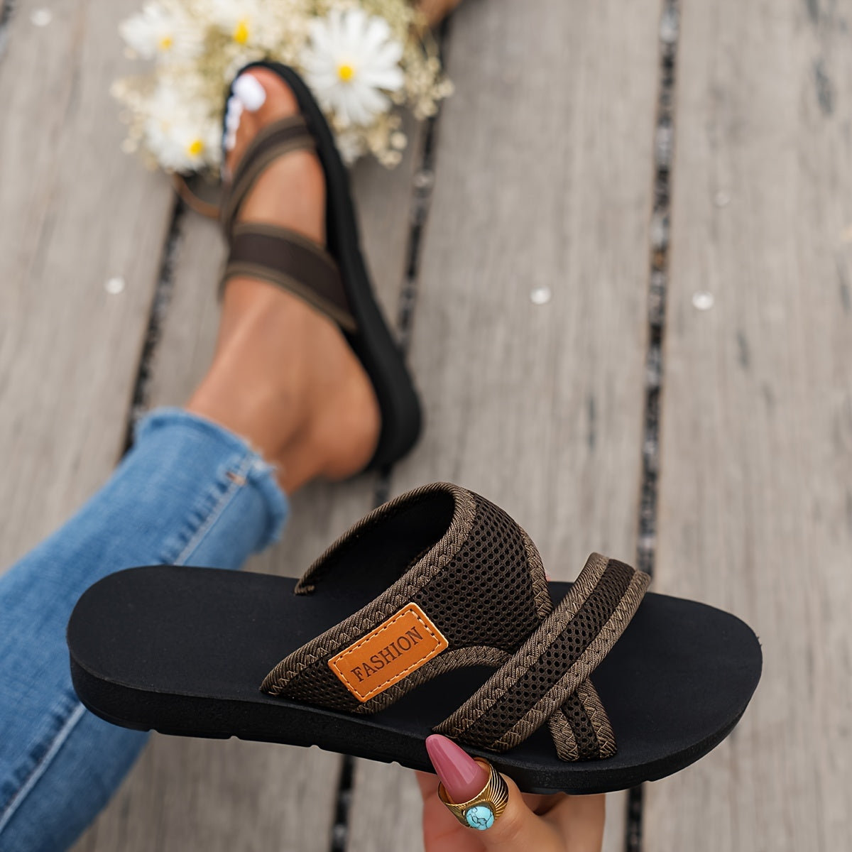 Sofia™ | Sporty flade sandaler