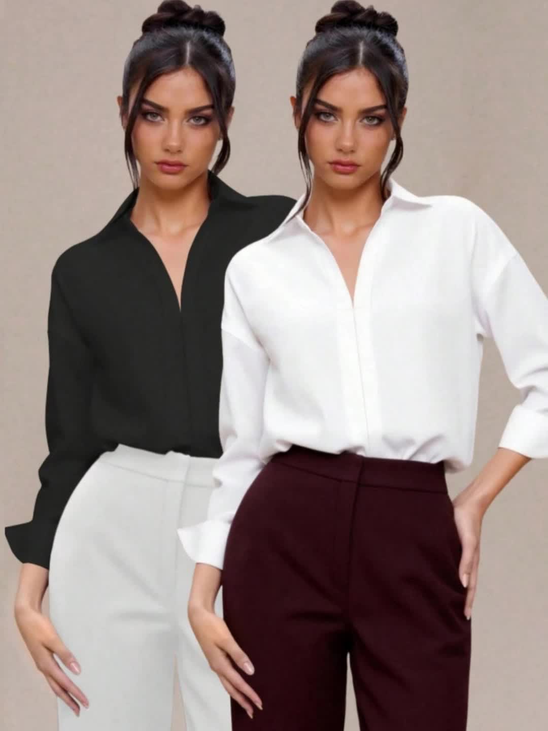 Freja™ | Elegant skjorte 2-pak