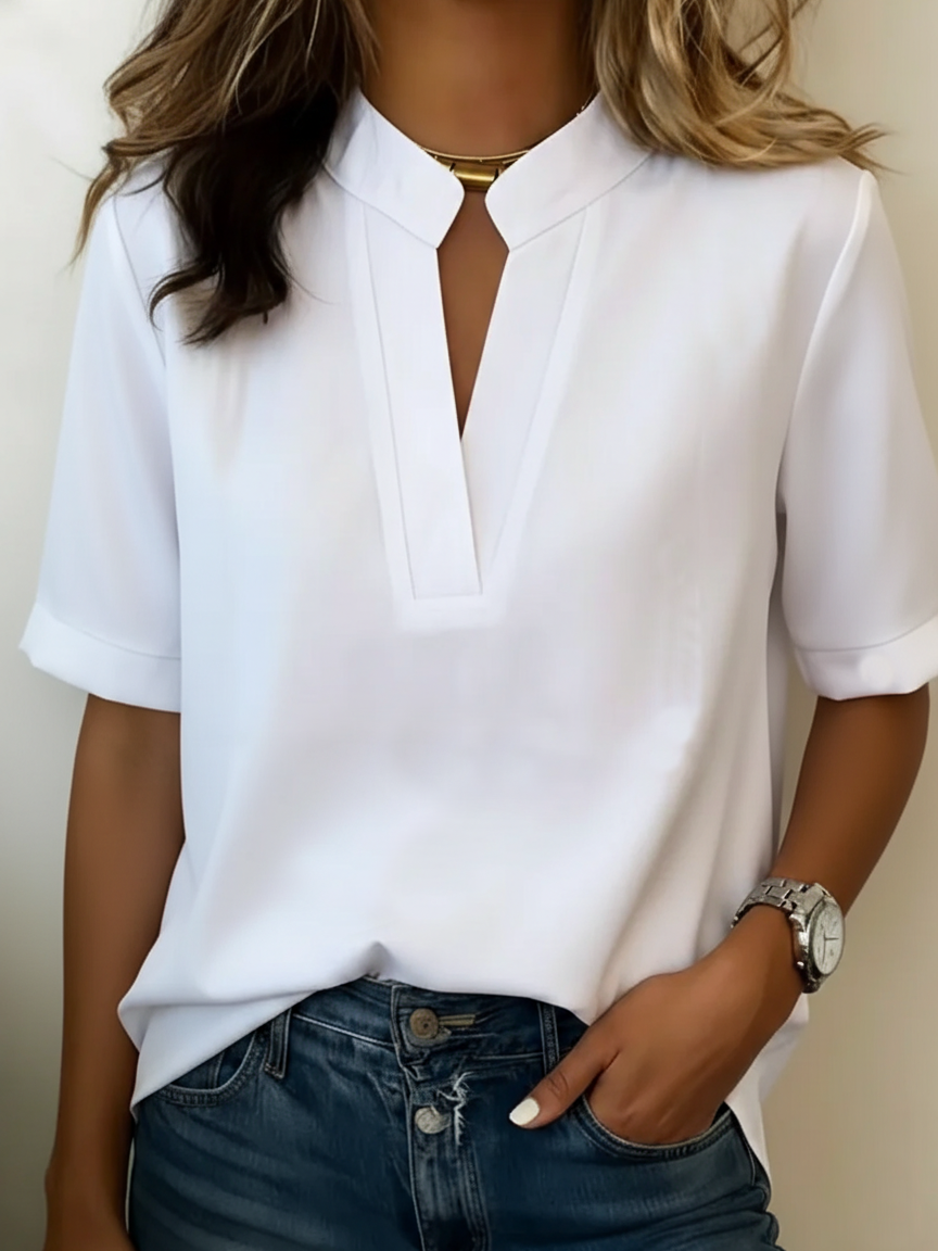 Camille™ | Elegant bluse med feminine detaljer